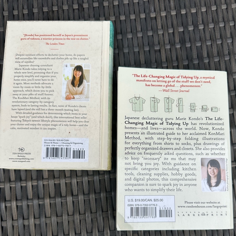 Marie Kondo Book Set: Spark Joy and The Life Changing Magic Art of Tidying Up - Picture 2 of 7